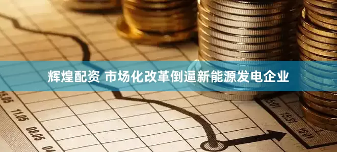 辉煌配资 市场化改革倒逼新能源发电企业