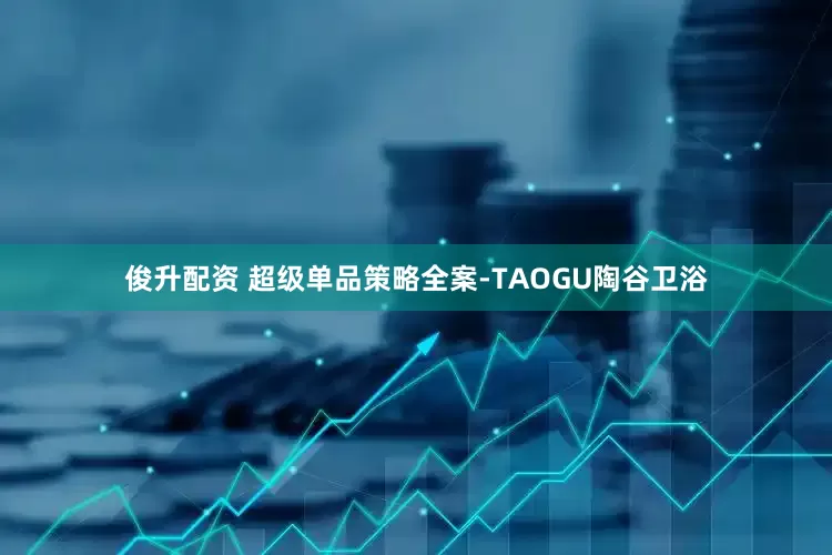 俊升配资 超级单品策略全案-TAOGU陶谷卫浴